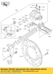 Ici, vous pouvez commander le ressort, patin vn1500-l2 auprès de Kawasaki , avec le numéro de pièce 921451382: