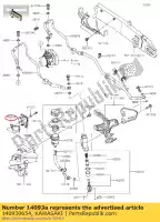 140930654, Kawasaki, 01 coperchio,serbatoio rr,interno kawasaki  800 900 2018 2019 2020 2021, Nuovo