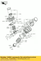 130021056, Kawasaki, pin-piston vn750-a2 kawasaki kvf vn 400 750 800 1986 1987 1988 1989 1993 1994 1995 1996 1997 1998 1999 2000 2001 2002 2003 2004 2005 2006, Nieuw