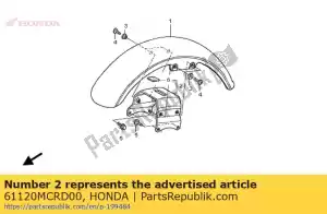 honda 61120MCRD00 accolade assy., fr. aile - La partie au fond