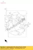 5MLH47210100, Yamaha, lentille, feu arrière yamaha xc 125 2005 2006, Nouveau