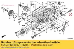 Here you can order the gauge, oil level from Honda, with part number 15650HN8000: