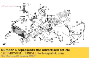 Honda 19035KBS901 cou, remplissage - La partie au fond