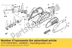 Honda 17213KGF901 kanaal, luchtfilter - Onderkant