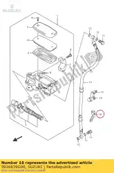Ici, vous pouvez commander le pince, frein fr auprès de Suzuki , avec le numéro de pièce 5926839G00: