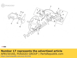 Aprilia AP8150160, Vite a testa esagonale m6x20, OEM: Aprilia AP8150160