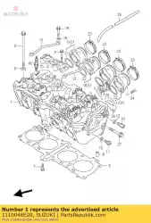 Here you can order the head assy,cilin from Suzuki, with part number 1110046E20: