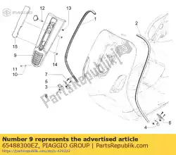 Tutaj możesz zamówić os? Ona rury sterowej od Piaggio Group , z numerem części 65488300EZ: