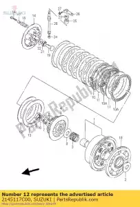 suzuki 2145117C00 tarcza sprz?g?a dr - Dół