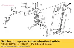 Here you can order the rod comp., push (nissin) from Honda, with part number 43530KBA921: