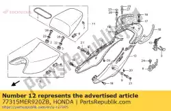 Ici, vous pouvez commander le ensemble de capot, r. Rr. (wl) * type3 * (type3) auprès de Honda , avec le numéro de pièce 77315MER920ZB: