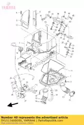 Here you can order the pipe, breather 1 from Yamaha, with part number 5YU111660000: