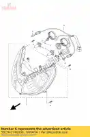 5B2H43740000, Yamaha, clip yamaha vp 125 250 2007 2008 2009 2010 2011 2012 2013 2015, Nuovo