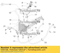 656538, Piaggio Group, koelvloeistof tank gilera runner zapc46100, zapc46300, zapc4610001 zapm46301 50 125 200 2005 2006 2007 2008 2009 2010 2011 2016 2017 2018 2019, Nieuw