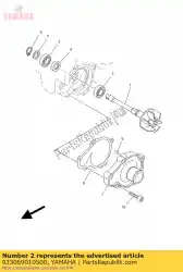 Aquí puede pedir rodamiento (4jt) de Yamaha , con el número de pieza 933069010500: