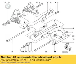 Here you can order the pin from BMW, with part number 46712335965: