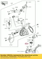 490330560, Kawasaki, buse d'injection kx250zdf kawasaki  kx 250 2013 2014 2015 2016 2017, Nouveau