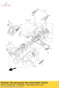 yamaha 902673200300 rivetto ybs34-46a - Il fondo