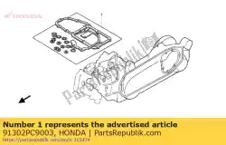 Aqui você pode pedir o oring, 22,5x2,7 em Honda , com o número da peça 91302PC9003: