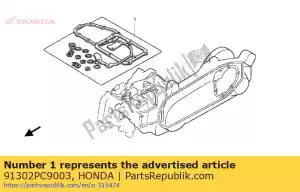 honda 91302PC9003 oring, 22,5x2,7 - Lado inferior