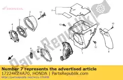 Here you can order the sub assy,air/c co from Honda, with part number 17224KZ4A70: