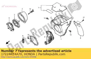 Honda 17224KZ4A70 sub assy, ??air / c co - Onderkant