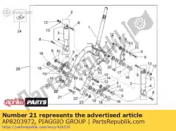 Aqui você pode pedir o parafuso m12x50 em Piaggio Group , com o número da peça AP8203972: