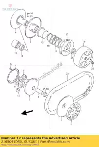 suzuki 2165041D50 rolka, ruchoma - Dół