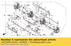 Ici, vous pouvez commander le ensemble de joints auprès de Honda , avec le numéro de pièce 16026MZ2E00: