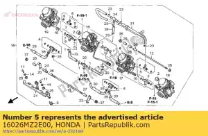 honda 16026MZ2E00 gezamenlijke set - Onderkant