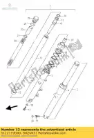 5112119D00, Suzuki, arbusto, diapositiva suzuki rg vs 125 600 750 800 1988 1992 1993 1994 1995, Nuevo