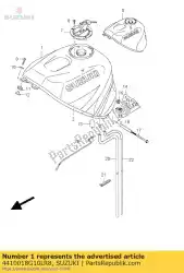 Here you can order the tank assy,fuel from Suzuki, with part number 4410018G10LR8: