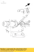 1415020H01E02, Suzuki, uitlaat suzuki ux 125 2008 2010 2011, Nieuw