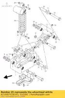 6210007G30163, Suzuki, Zespó? absorbera, r suzuki lt z 400 2005, Nowy