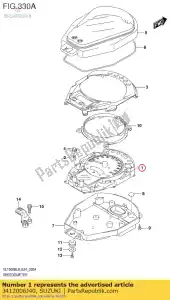 suzuki 3412006J40 velocímetro - Lado inferior