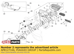 Aprilia AP8127166, Pakking d3, OEM: Aprilia AP8127166