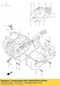 suzuki 1148222D00 junta, cl, (na) - Lado inferior