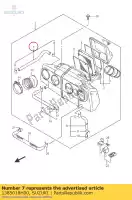 1385018H00, Suzuki, rura, odpowietrznik suzuki gsf bandit su a gsx  fua sua s fa fu f sa u ua gsf1250nsnasa gsf650nsnasa gsx650f gsf1250nassa gsx650fa gsf1250sa gsx1250fa gsf1250a gsf650sasa 650 1250 , Nowy