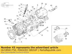 Here you can order the rubber spacer from Piaggio Group, with part number GU18941750: