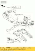 560330312, Kawasaki, manual de etiquetas, caja fuerte diaria kawasaki kle versys d c abs 650 , Nuevo