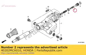 Honda 40202MCA010 joint, arbre d'hélice - La partie au fond