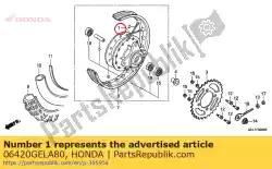 Tutaj możesz zamówić brak opisu w tej chwili od Honda , z numerem części 06420GELA80: