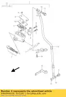 596690AE00, Suzuki, berretto suzuki gz marauder u  gs gz125 gz250 gs500 125 250 500 , Nuovo