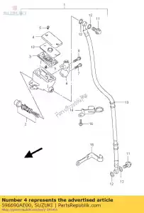 Suzuki 596690AE00 berretto - Il fondo