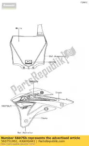 kawasaki 560751961 01 padrão, mortalha, rh, upp - Lado inferior