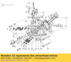 Aquí puede pedir junta de cilindro / culata de Piaggio Group , con el número de pieza B015183: