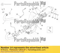 976521, Piaggio Group, hose clamp aprilia moto-guzzi bellagio breva breva v ie norge norge polizia berlino rsv sport stelvio tuono v4 1100 (usa) tuono v4 1100 (usa) e5 tuono v4 1100 rr (apac) zd4ke000 zd4keu zd4kg000 zd4kga00 zd4kgb zd4kgb00 zd4kgu zd4kgu00 zd4kgua0 zd4kgua1 zd4ky zd4kya0, New