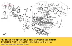 Qui puoi ordinare guida, valvola da Honda , con numero parte 12204ML7305: