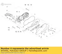 845996, Piaggio Group, Filtro dell'aria / manicotto del veicolo aprilia derbi gilera piaggio vespa  4t atlantic atlantis beverly boulevard bv carnaby cougar dna et fly free fuoco gp gts super liberty lt lx lxv met0001a met0001aa met0001aawh, metm9100 met0001aawj met0001bav met0003ba1 metm917e metm918e, met0001a mp mp3, Nuovo