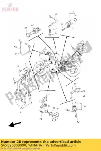 yamaha 5VX825300000 fermare l'interruttore assy - Il fondo